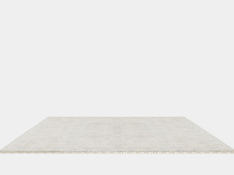 Jute-blend Rye Beige Grey 3D Model