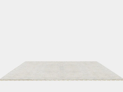 Jute-blend Rye Beige Grey 3D Model