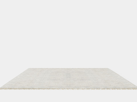Jute-blend Rye Beige Grey 3D Model