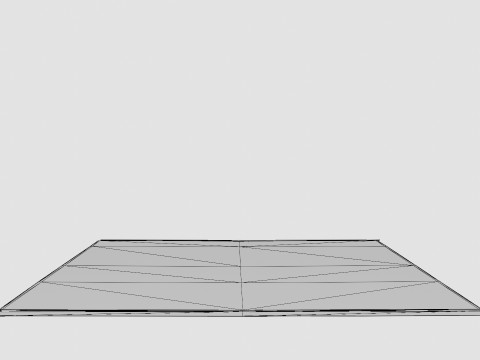 Jute-blend Rye Beige Grey 3D Model