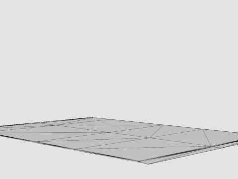 Jute-blend Rye Beige Grey 3D Model