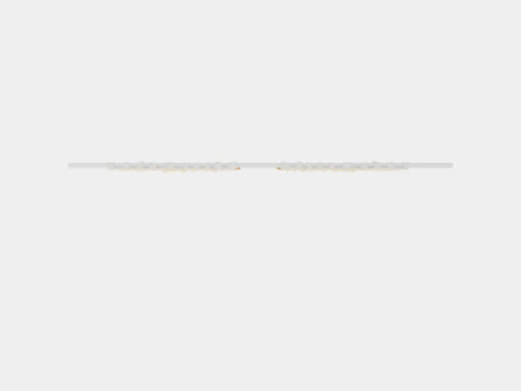 Curtain Length in Linen Mix Beige 3D Model