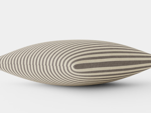 Cushion Cover in Linen Mix 3D Модель