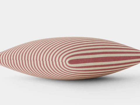Cushion Cover in Linen Mix 3D Model