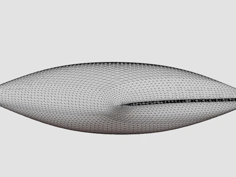 Cushion Cover in Linen Mix 3D Model