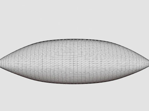 Cushion Cover in Linen Mix 3D Model