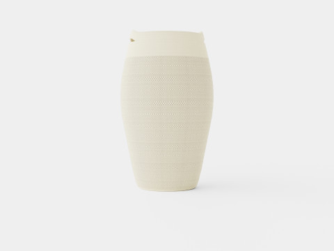 Cushion Cover in Linen Mix 3D Model
