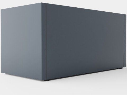 Metal planter 50 Model 3D