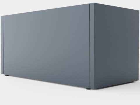 Metal planter 50 Modelo 3D