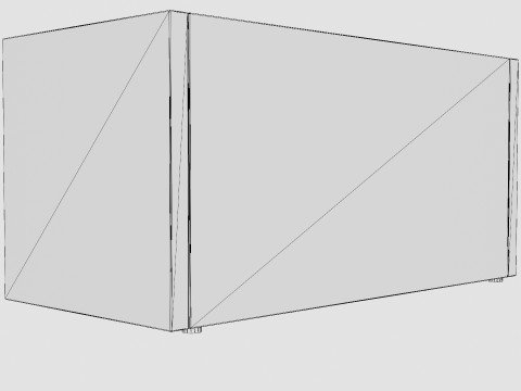 Metal planter 50 Modelo 3D