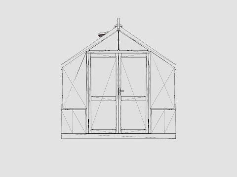 Lahe Greenhouse 3D Model