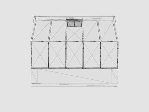 Lahe Greenhouse Model 3D