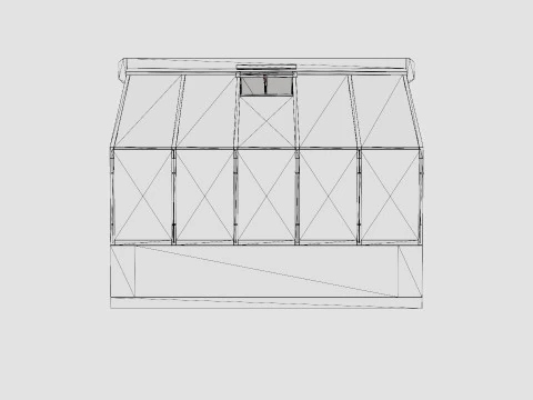Lahe Greenhouse 3D Model