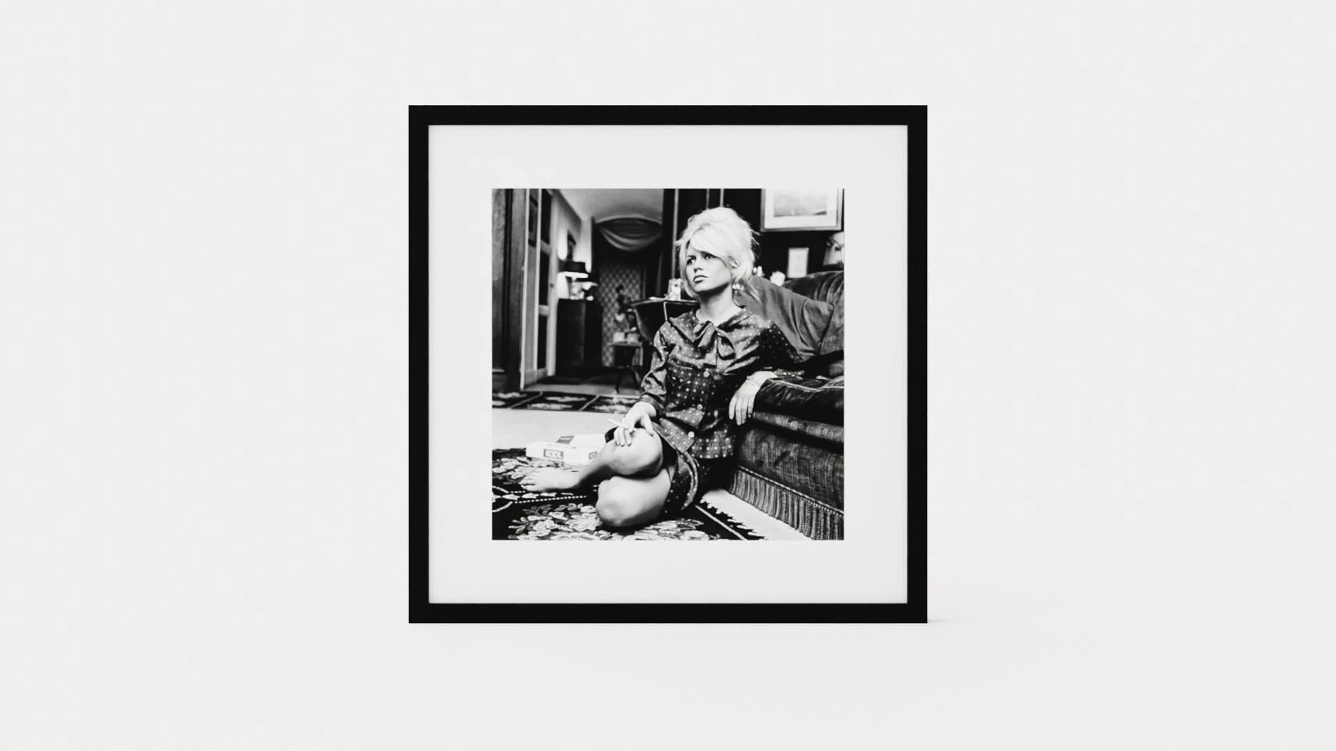 Photo art - Brigitte Bardot - 75x75cm 3D Model .c4d .max .obj .3ds .fbx .stl .blend 