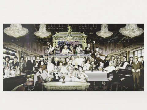 Foto artistica - Un mondo meraviglioso - 250x120cm Modello 3D