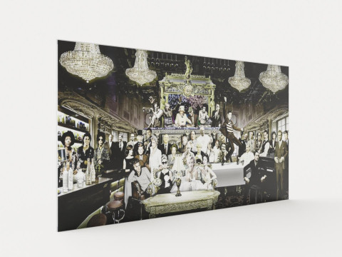 Photo art - A wonderful world - 250x120cm 3D Модель