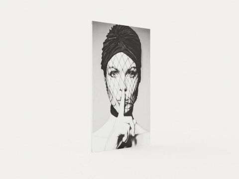 Photo art - Blissful Silence - Plexiglass - 80 x 120 3D Модель