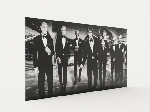 Photo Art - Big Shots Hollywood - 250 x H120 3D Модель
