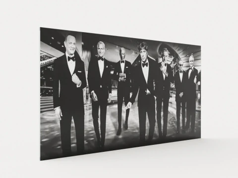 Photo Art - Big Shots Hollywood - 250 x H120 3D Model