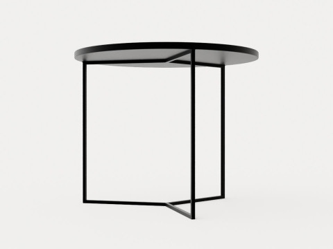 Midtown side table black 3D Модель