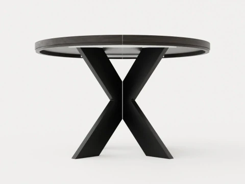 Table &agrave; manger Somerset autour Modèle 3D