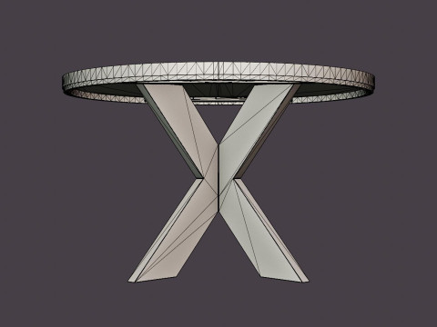 Somerset dining table around 3D Model