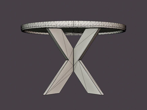 Somerset dining table around 3D Model