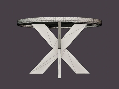 Somerset dining table around 3D Model