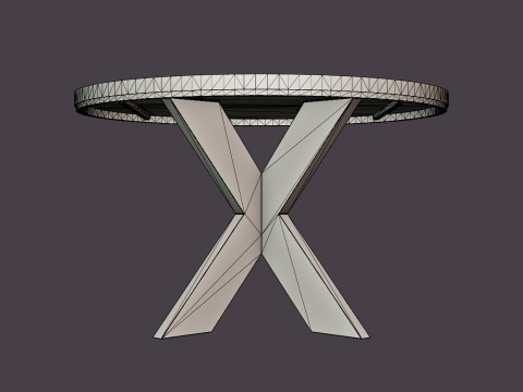 Somerset dining table around 3D Model