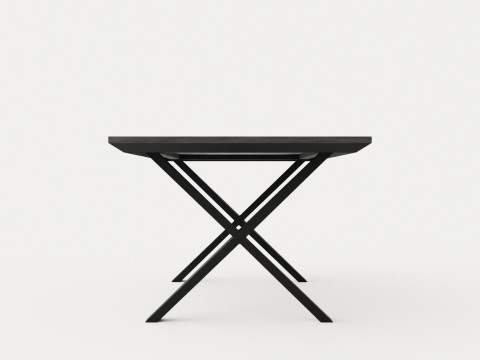 Somerset dining table with cross legs Model 3D