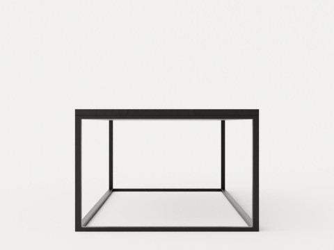 Eastside Coffee table - 120 x 60 - Black oak 3D Model