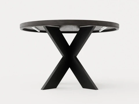 Somerset dining table around o120-170 3D Model