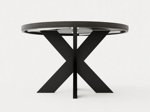 Somerset dining table around o120-170 3D Model