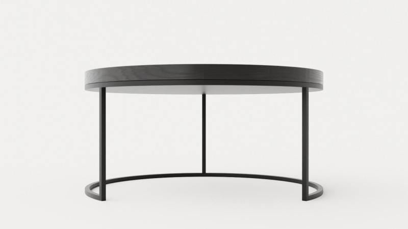 Midtown coffee table - Black oak veneer 3D मॉडल .c4d .max .obj .3ds .fbx .stl .blend
