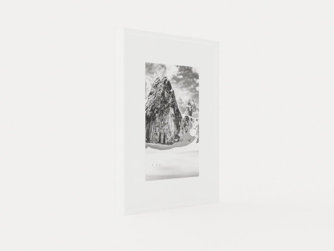 Photo art - Mountains - Journey - 55x70 3D 模型