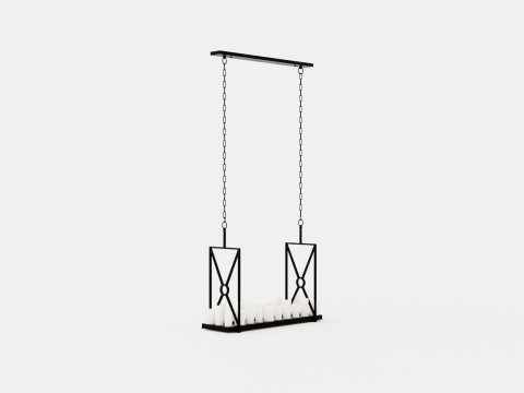 Chandelier - Commodore - LED - H79 3D Модель