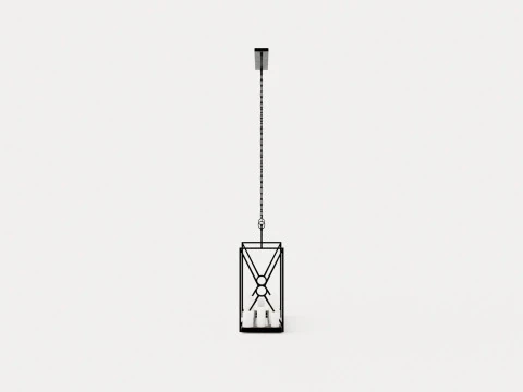Chandelier - Commodore - LED - H79 3D Model