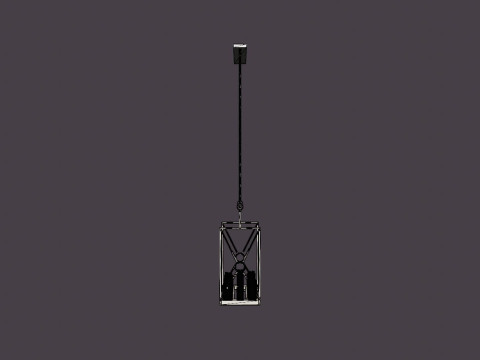 Chandelier - Commodore - LED - H79 3D Model