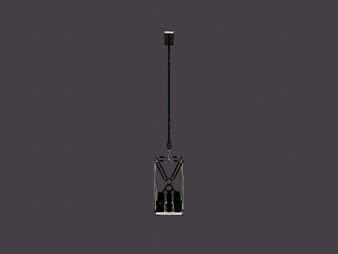 Chandelier - Commodore - LED - H79 3D Model