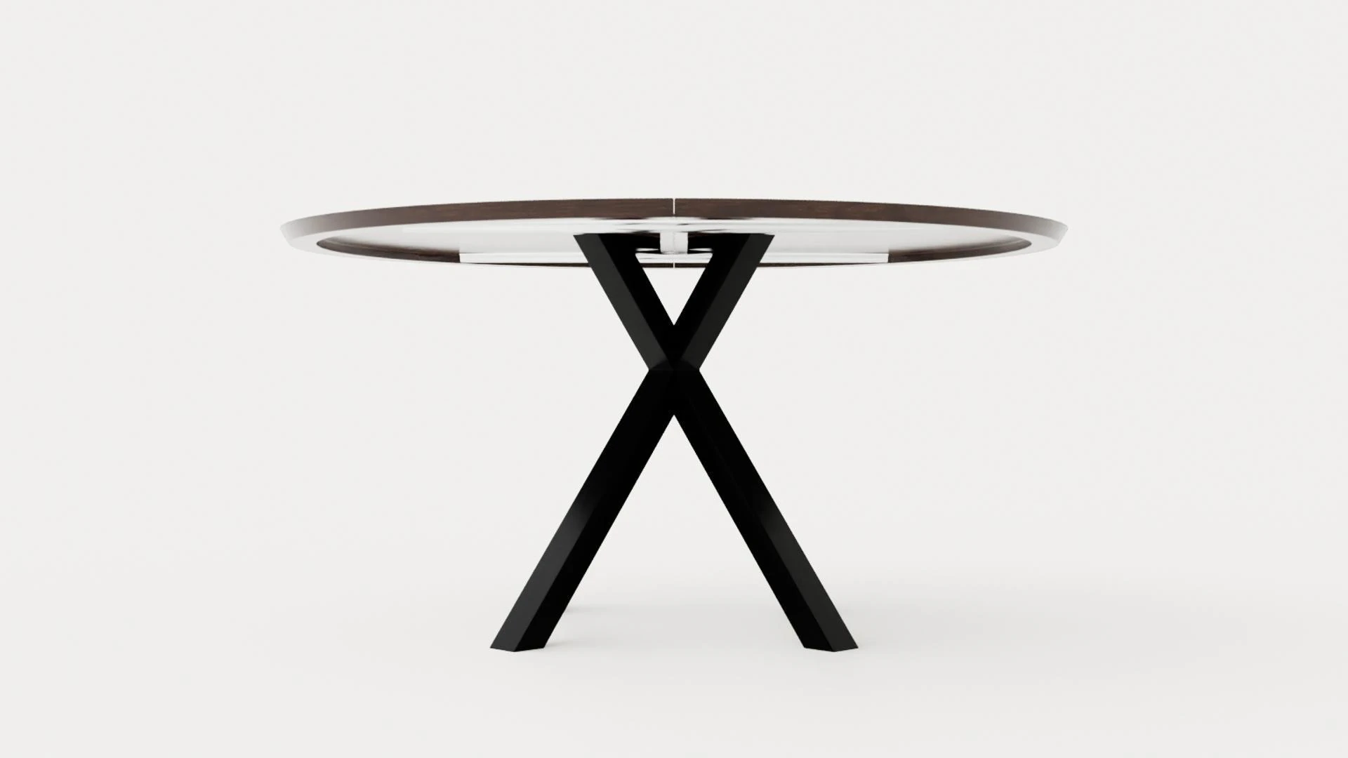 Liberty dining table black ash 3D Model .c4d .max .obj .3ds .fbx .stl .blend