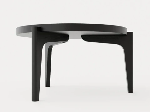 Журнальний столик Michigan - чорний ясень 3D Модель