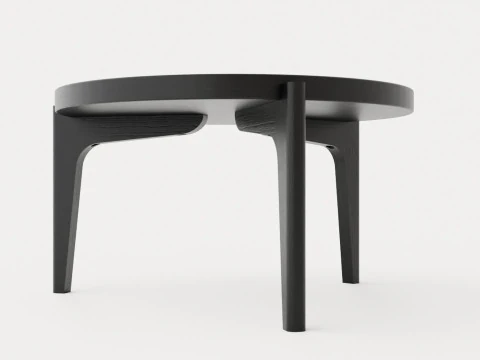 Michigan Coffee Table - Black Ash 3D Model