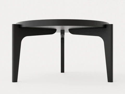 Michigan Coffee Table - Black Ash 3D Model