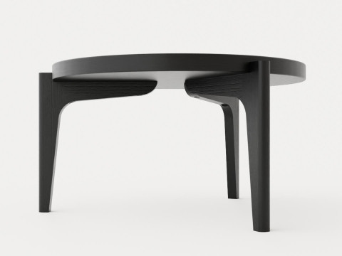 Michigan Coffee Table - Black Ash Modelo 3D