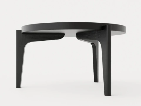 Michigan Coffee Table - Black Ash 3D Model