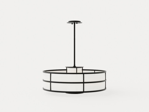 Discus Chandelier - Graphite Modelo 3D