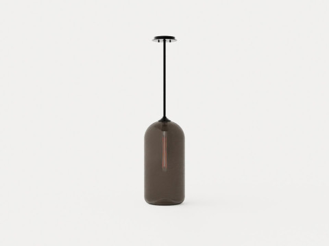 District Pendant lamp - Satin Black 3D Модель
