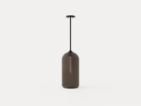 District Pendant lamp - Satin Black Modelo 3D