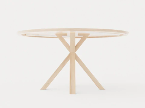 Liberty dining table light 3D Model