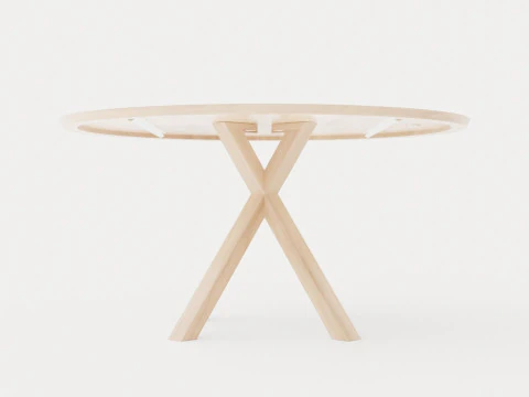 Liberty dining table light 3D Model